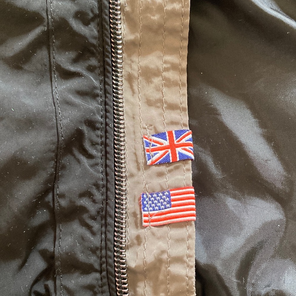 LON NYC across the pond women’s Med bomber jacket blackw/ gray trim 3 season - Picture 9 of 10